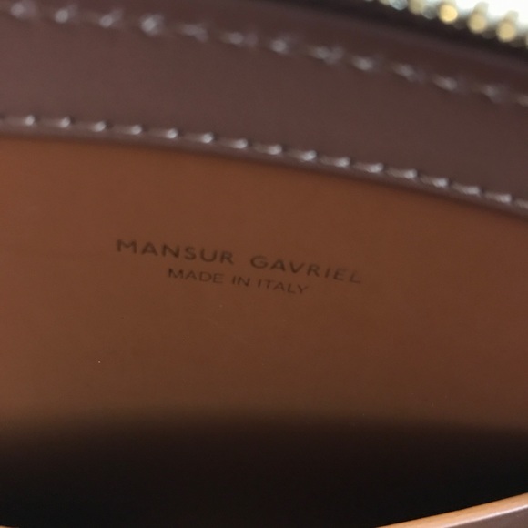 MANSUR GAVRIEL Top Handle Rounded Leather Bag - Picture 10 of 10